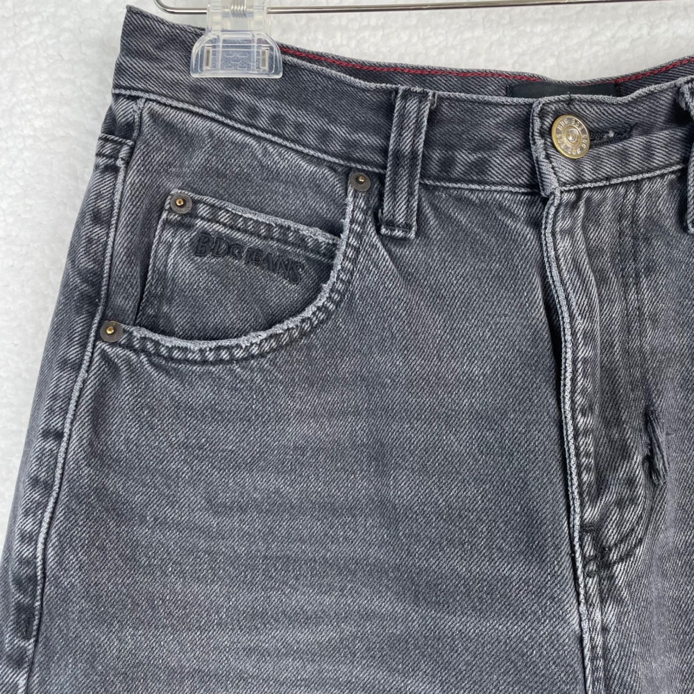BDG Urban Outfitters Baggy Barrel Wide Leg Jeans Washed Black 28W High‎ Rise - Picture 3 of 14
